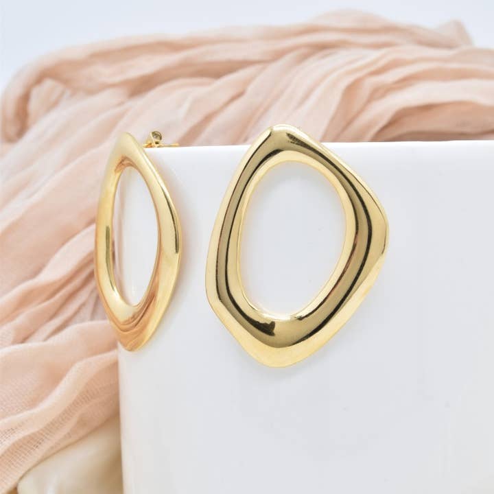 Kapyco - Wholesale Dangle Earrings - Stainless steel earrings - BO1004052