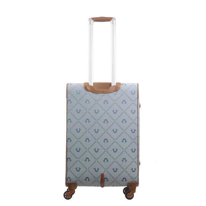 True Religion - Wholesale Luggage - True Religion Soft Sided 27" Expandable, Spinner Luggage, DENIM