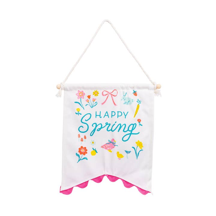 SCT1108 - Glædelig Forår Lærred Banner for engroshandel hos My Mind’s Eye