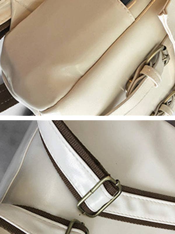 KK Bloom – Großhandel Rucksack – Damen – Einfacher einfarbiger Vintage-Rucksack13