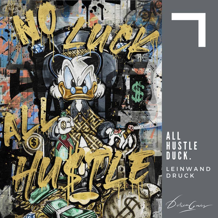 DOTCOMCANVAS - Wholesale Art Print - ALL HUSTLE DUCK | LIMITED1