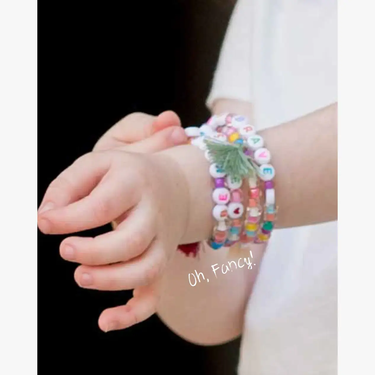 Sadie’s Moon - Wholesale Beaded Bracelet - Kids - XOXO Kids Beaded Tassel Bracelet Handmade, Colorful, Fun1