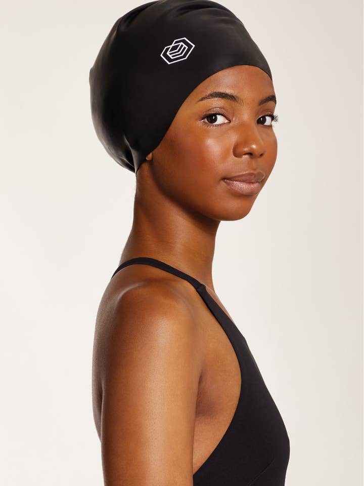 SOUL CAP – Großhandel Badekappe – Unisex – Voluminöse Schwimmkappe für Erwachsene – für langes, lockiges und volles Haar5