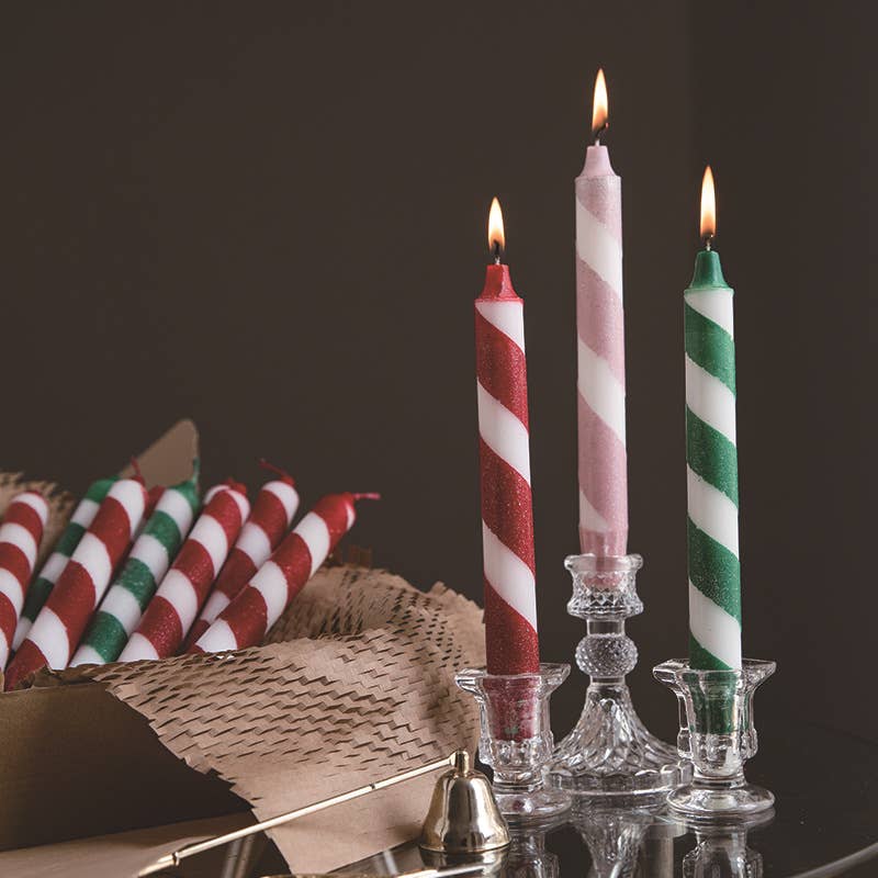 Candles Meta – Großhandel Konische Kerze/Kerzenhalter – 3 Stück 20 cm nordische Weihnachtsduftkerzen im Taper-Stil7
