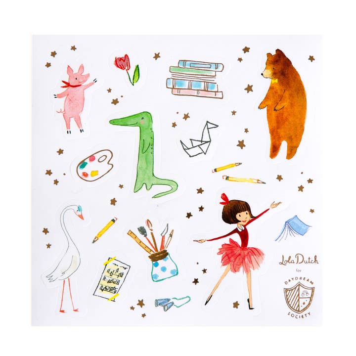 Lola Dutch Sticker Set - 4 Pk. for wholesale by Jollity & Co. + Daydream Society
