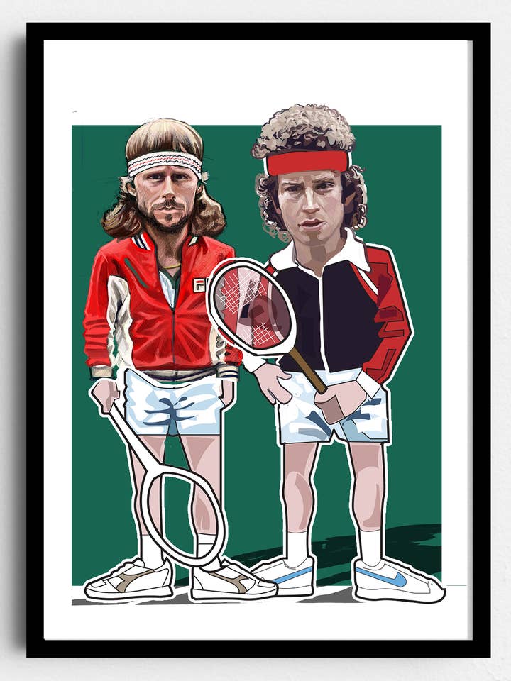 Borg & McEnroe Impressão por atacado de A Guy Called Minty LTD