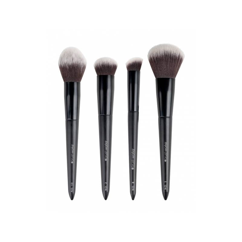 Beauty Pro - Wholesale Makeup Brush Set - Brushworks Buff and Blend Face Set 4pc0