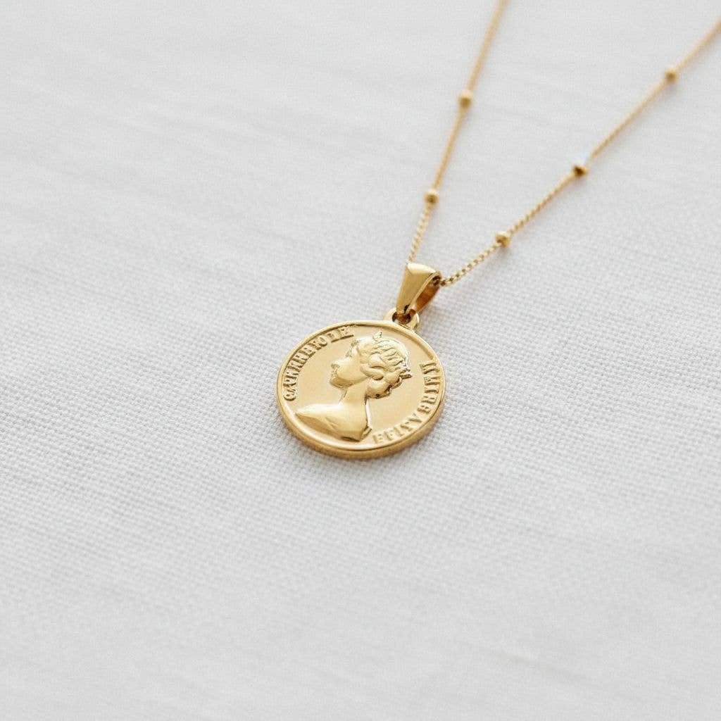 paperln - Wholesale Pendant/Charm Necklace - Classic Portrait Coin Pendant Necklace1