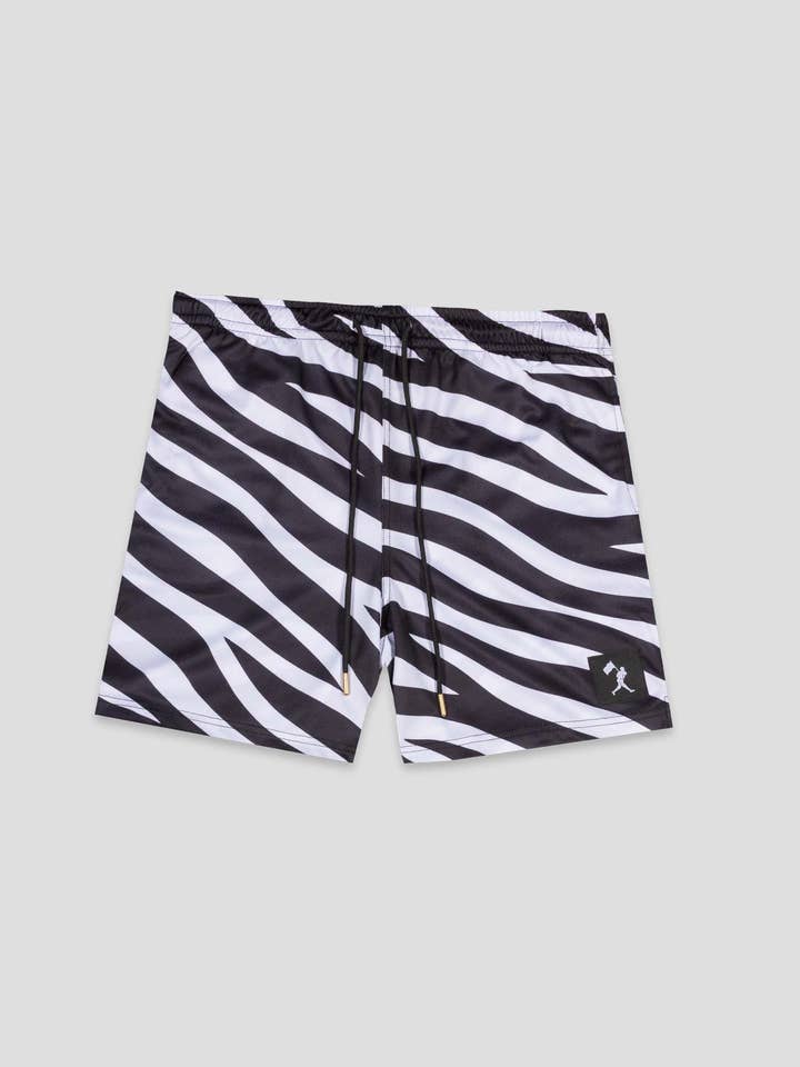 Wild Pitch Diamond Air Mesh Shorts (Zebra) - Youth for wholesale by Baseballism