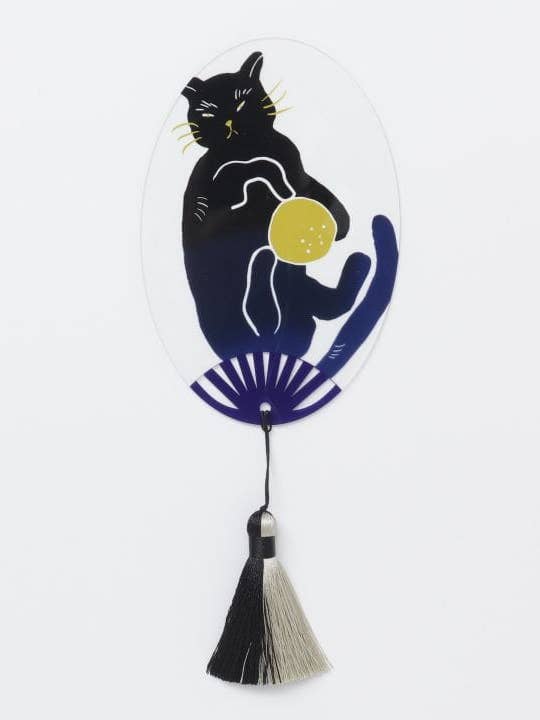 Leque UCHIWA Transparente por atacado de Ametsuchi by Amina Collection