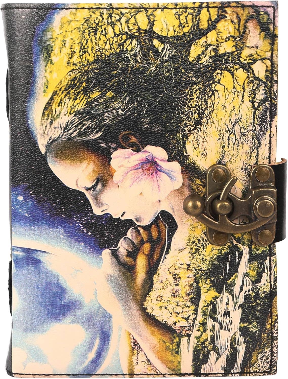 Tuzech Leather – wholesale Journal och dagbok – TUZECH läderklätt anteckningsbok med grimoirestil och ojämna kanter för män och kvinnor92