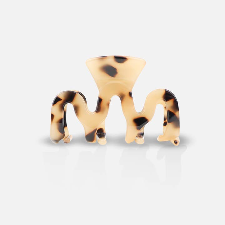 Hair clip - Wave Cheetah for wholesale by sasstie
