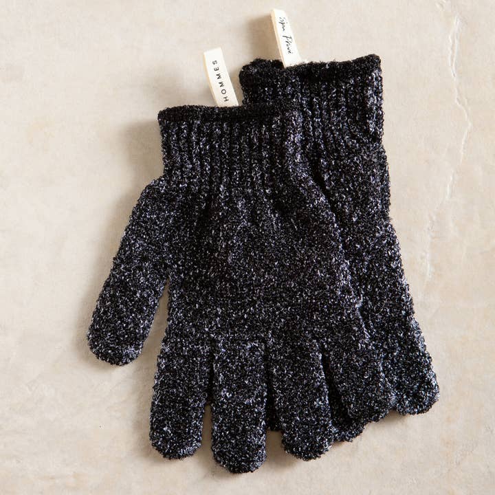 European Soaps - Wholesale Exfoliating Gloves/Mitts - Charcoal Exfoliating Gloves2