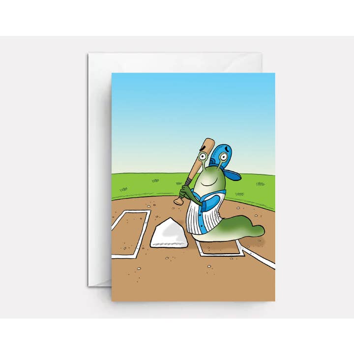 Paper Bound Greetings - Wholesale Birthday Card - Personalized Boys' Baseball Birthday Cards - Slugger