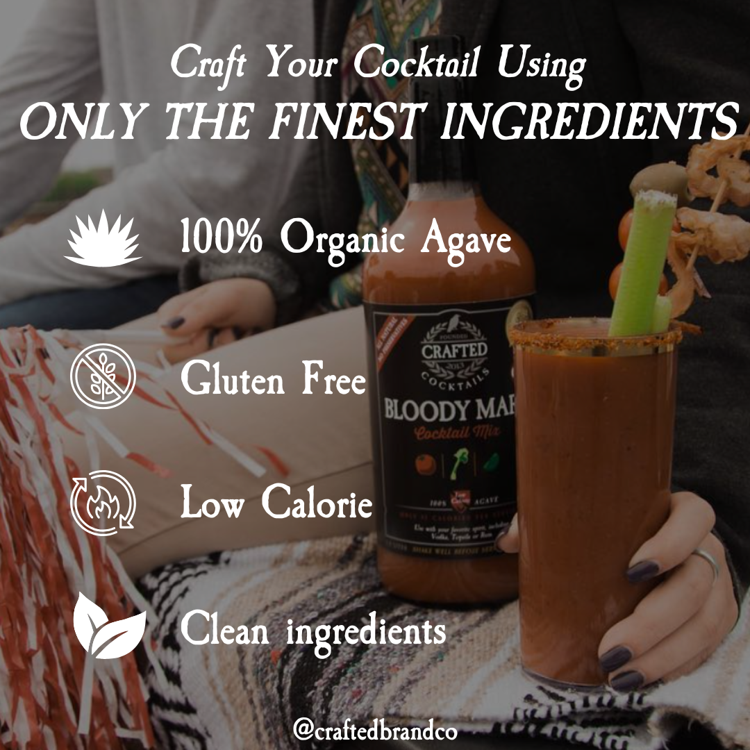 Crafted Cocktails - Wholesale Cocktail Mix/Syrup - Bloody Mary Nonalcoholic Cocktail Mixer2