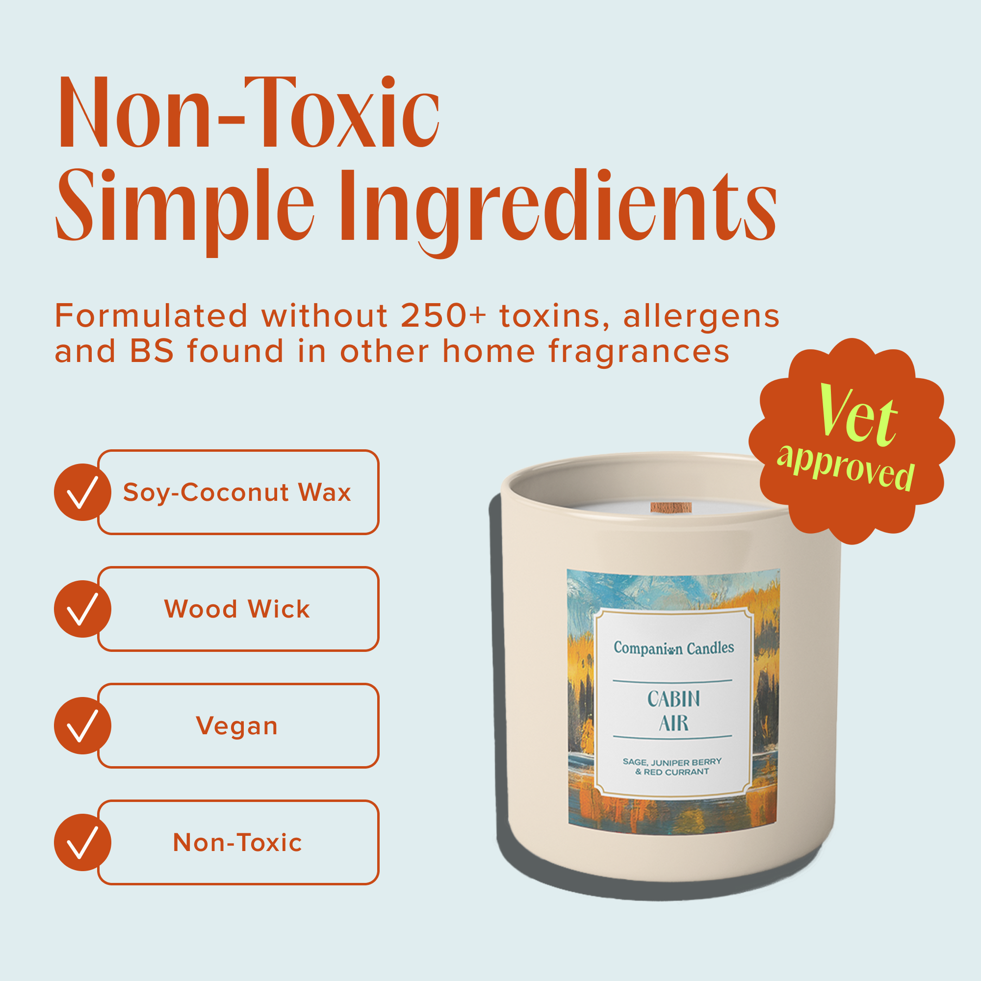 Companion Candles - Wholesale Jar/Filled Candle - Cabin Air2