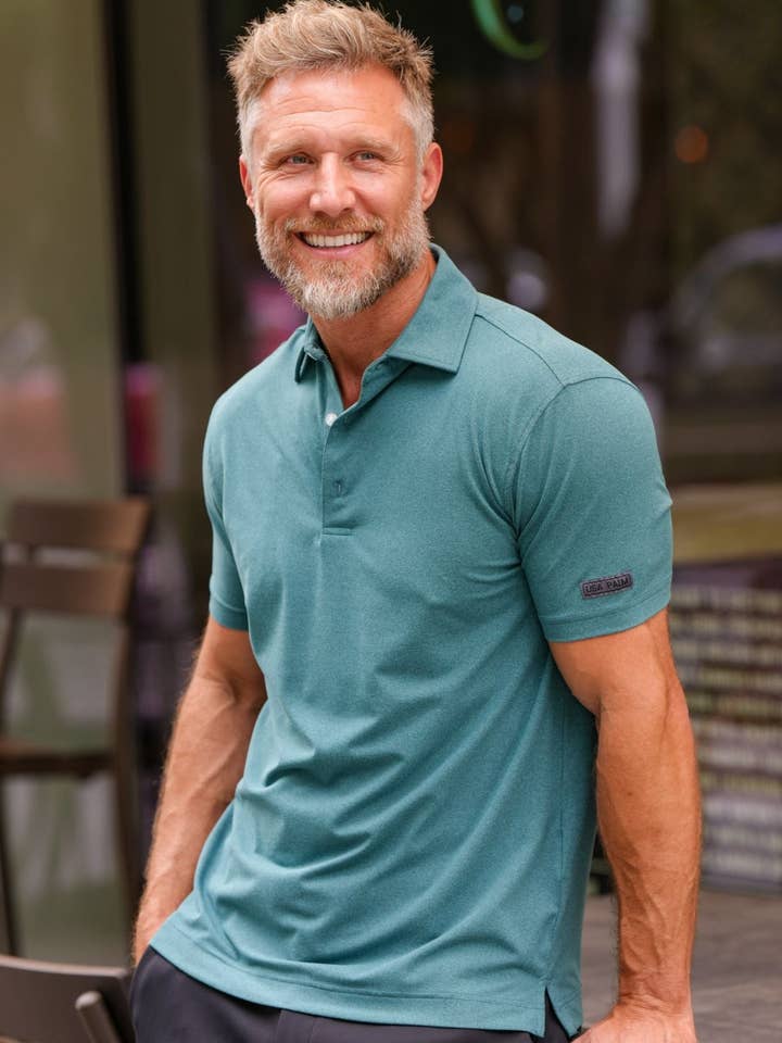 USA Palm - Wholesale Polo - Men's - Heathered Polo59