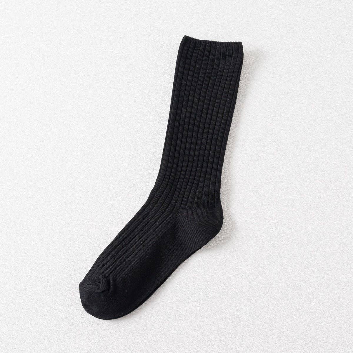 ACCITY - Wholesale Socks - Women's - AUTUMN AND WINTER SOLID COLOR MID-CALF SOCKS_CWMS09160