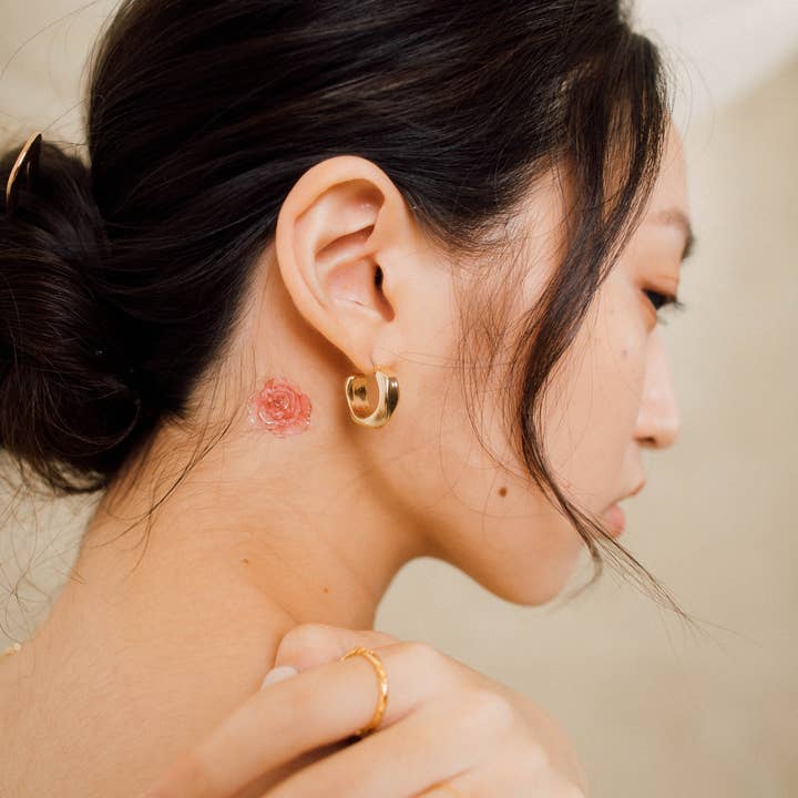 PAPERSELF - Vendita all'ingrosso Tatuaggi temporanei - Adesivi temporanei tatuaggio rosa inglese6