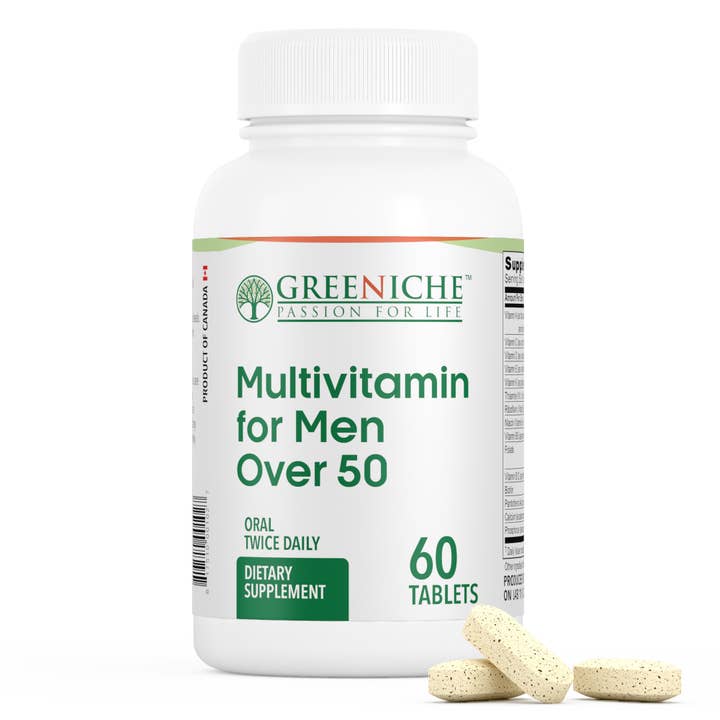 Greeniche Natural Health - Wholesale Oral Supplement/Vitamin - Multivitamins for Men Over 50