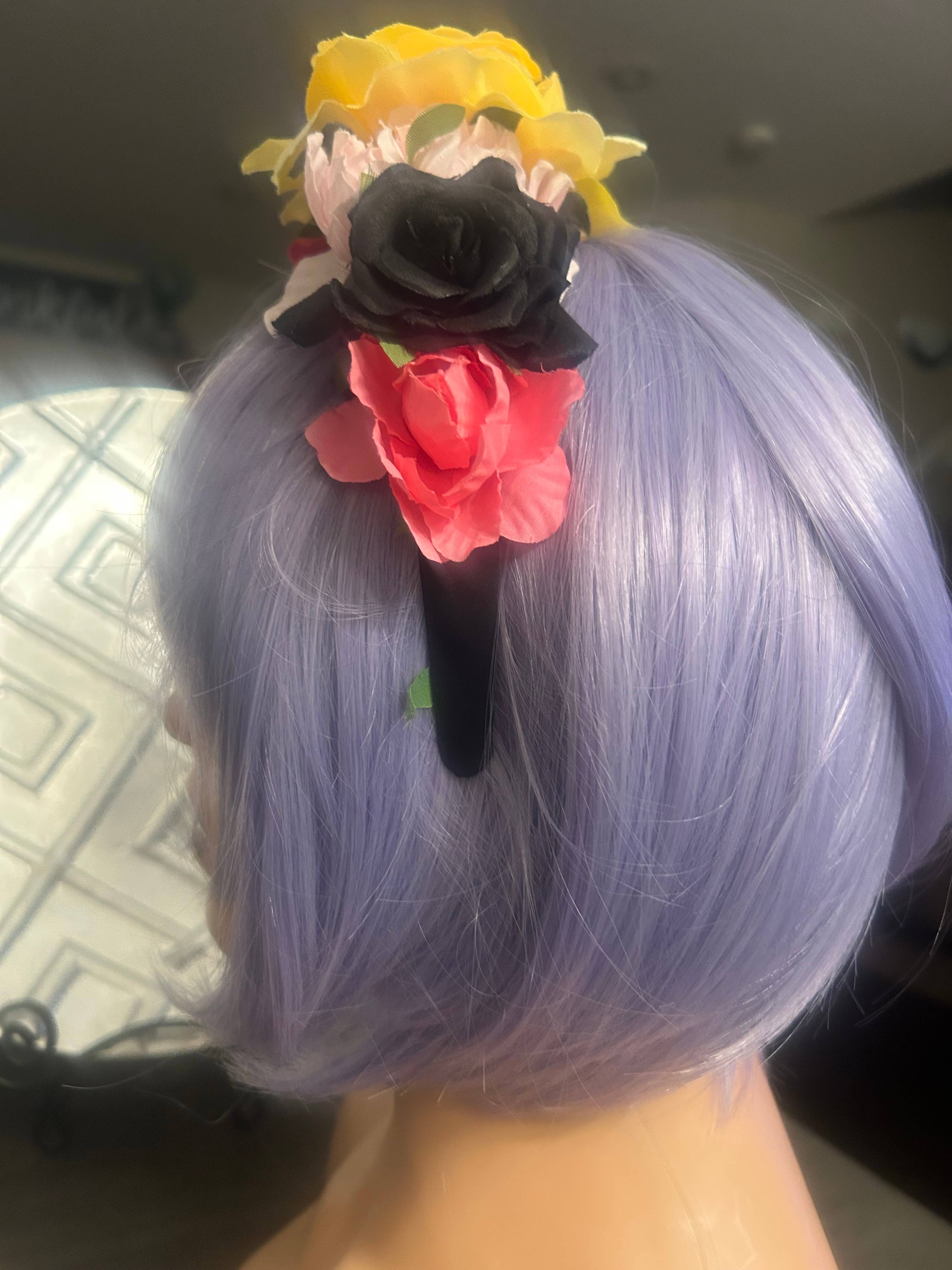 SugarQuoteMeNot LLC - Vente Bandeau – femme - FlowerBands (Bandeaux ornés de fleurs)5