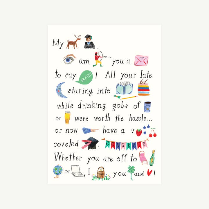 Grad Hieroglyphics for wholesale by Mr. Boddington's Studio