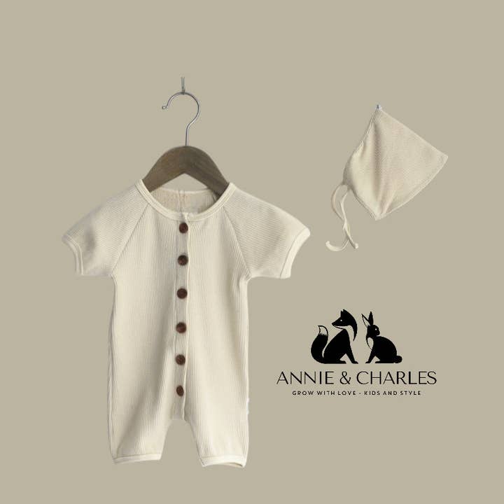 Annie & Charles® Summer Suit with Cap for wholesale by Annie & Charles