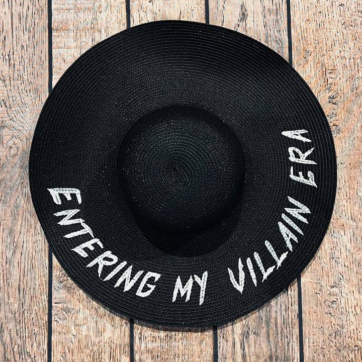 Witchwood Bags – Engroshandel Stråhat – til kvinder – Floppy Sun Hat - XL Brim - Indtastning min skurk æra