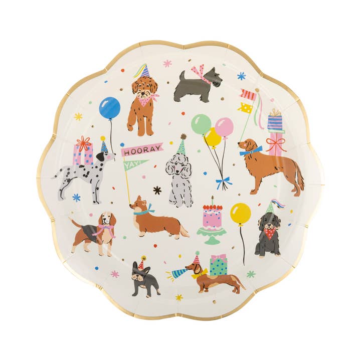 My Mind’s Eye - Wholesale Disposable Plate - PET1142 - Dog Party Plate