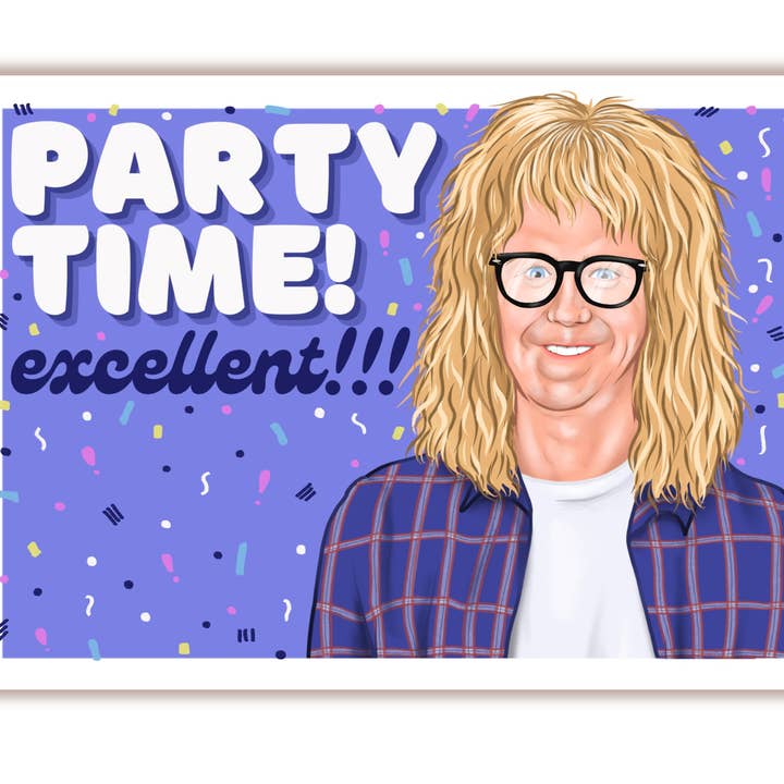 Wayne’s World | Garth Algar | Dana Carvey | Birthday Card for wholesale by GoochDoods