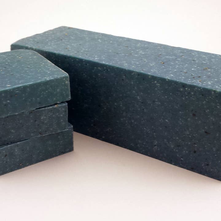 Blueberry Scrub Soap Loaf for wholesale by The Soap Guy