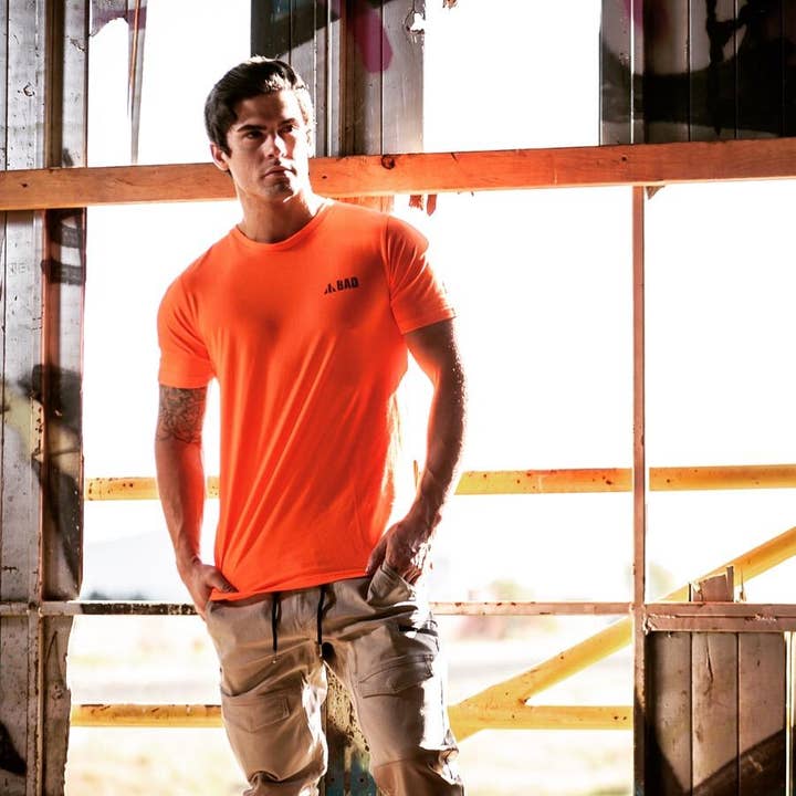 BAD WORKWEAR - Wholesale T-shirt – men's - BAD TRADEMARK™ HI-VIS S/S T-SHIRT