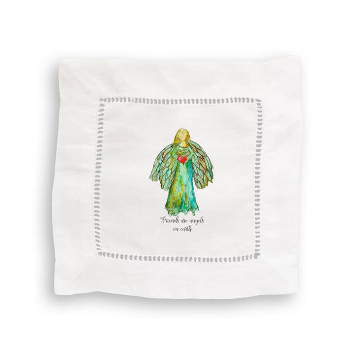 French Graffiti - Wholesale Tea Towel - Colorful Angel with Heart4