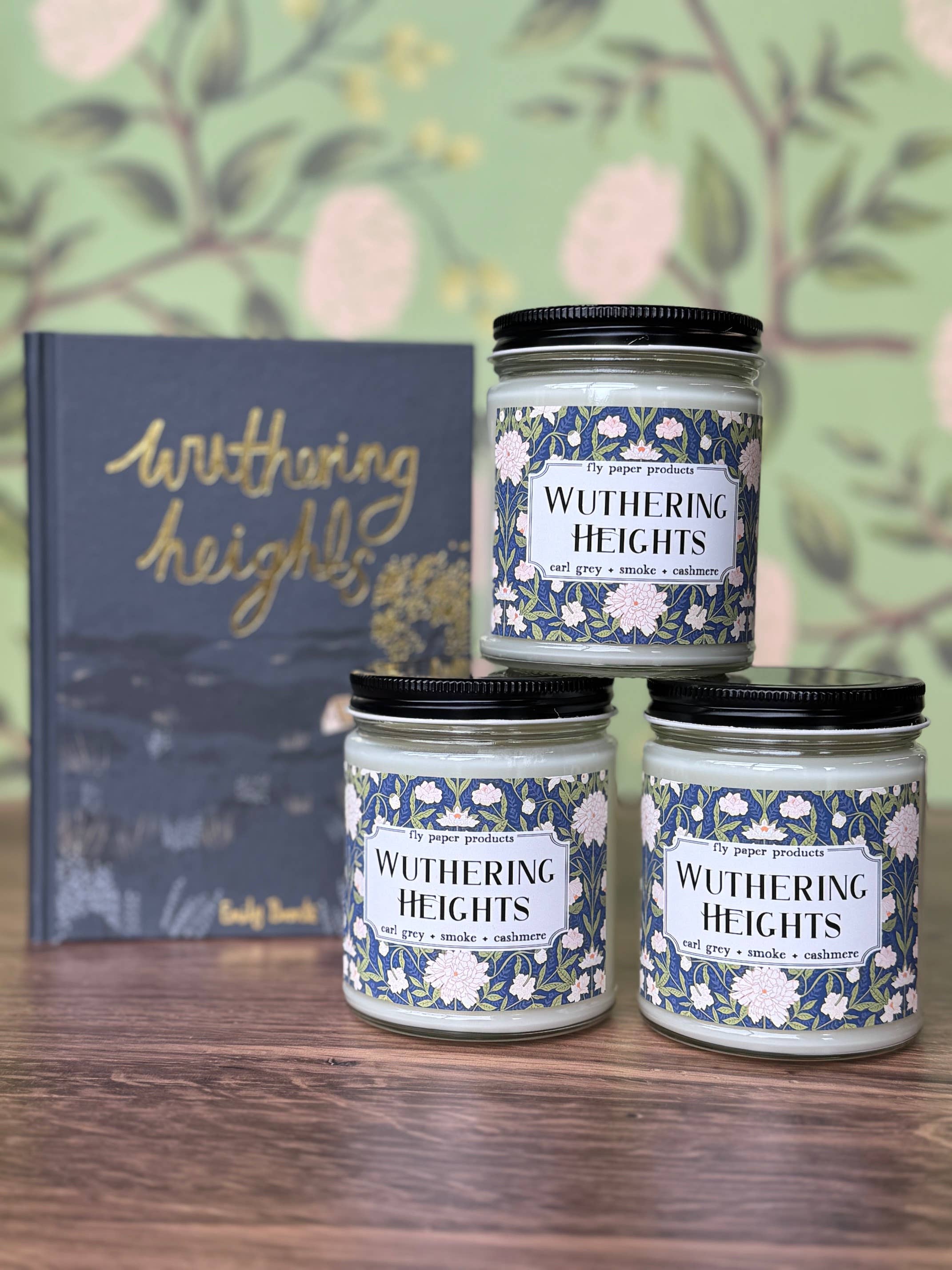 Fly Paper Products - Wholesale Jar/Filled Candle - Wuthering Heights Classic William Morris Collection Candle 5