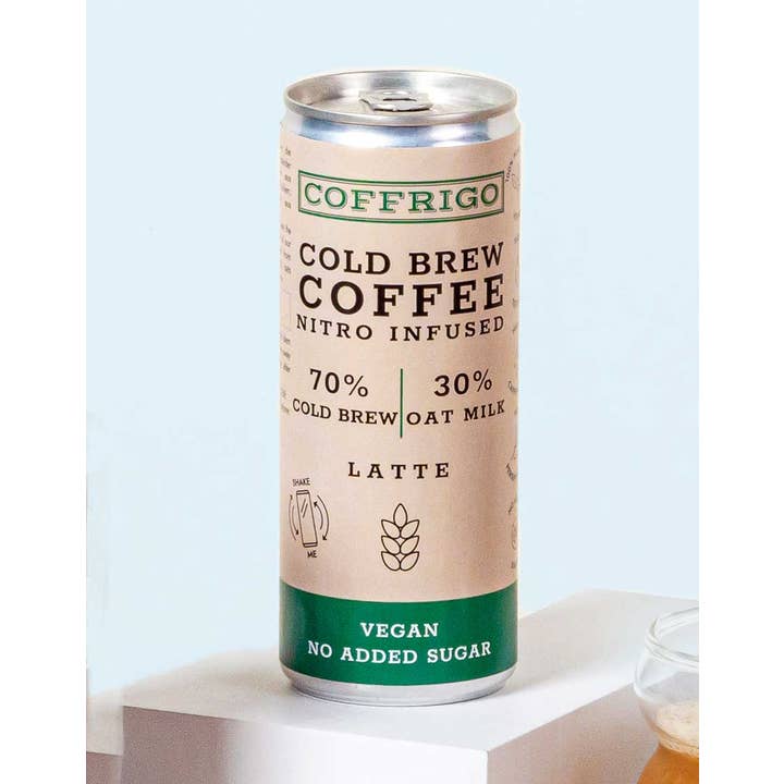 Cold Brew Coffee - OAT MILK LATTE - kunder utanför GER för wholesale av COFFRIGO