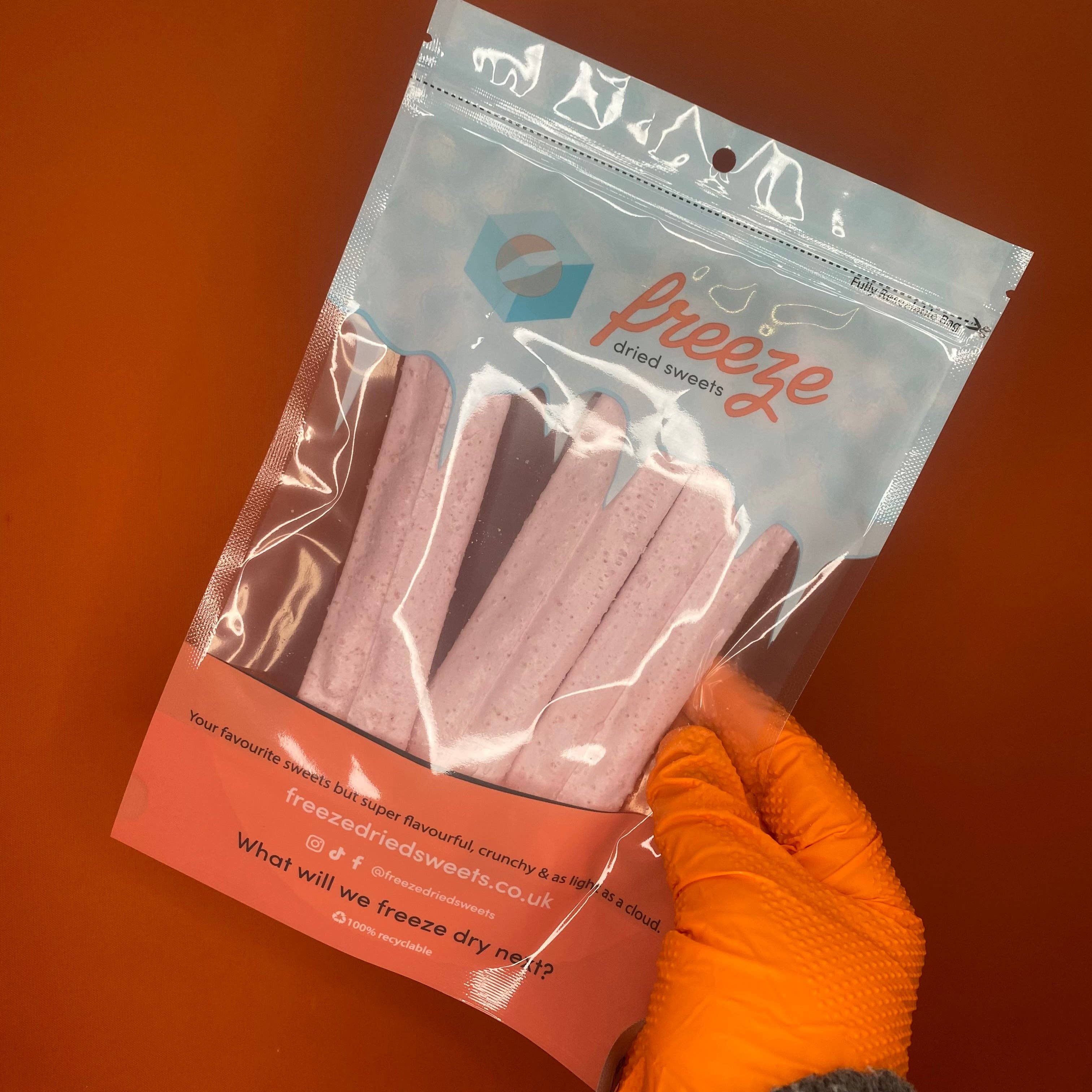 Freeze Dried Sweets – wholesale Boiled sweets – Toxic Waste Blue Raspberry Chew Bars - Freeze Dried Sweets2