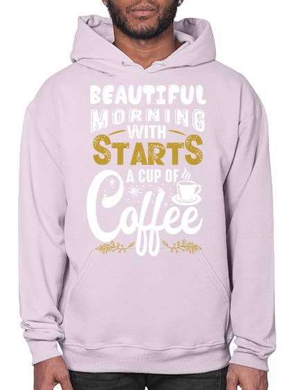 Comienza café 1575# - café - Sudadera con capucha para venta al por mayor de tshirt unlimited