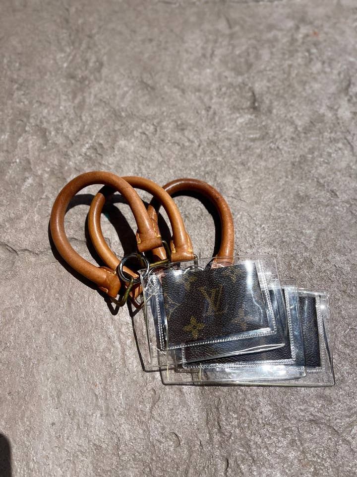 Cinturino trasparente in edizione speciale, LV riciclato approvato dallo stadio per la vendita all'ingrosso da parte di Luxury Heirs