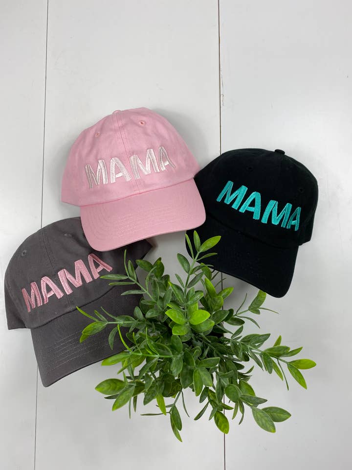 MAMA Embroidered Women's Baseball Cap for wholesale by Spirit+Tribe