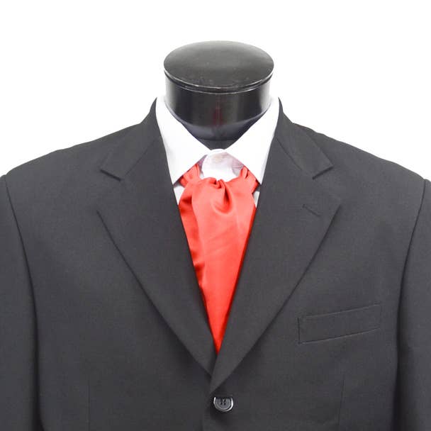 Selini New York - Wholesale Necktie – Men’s - Solid Satin Poly Ascot8