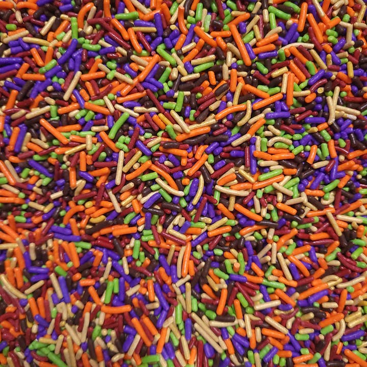 Sprinkles - Jimmies - Autumn Mix for wholesale by Wild Angel Treats, LLC