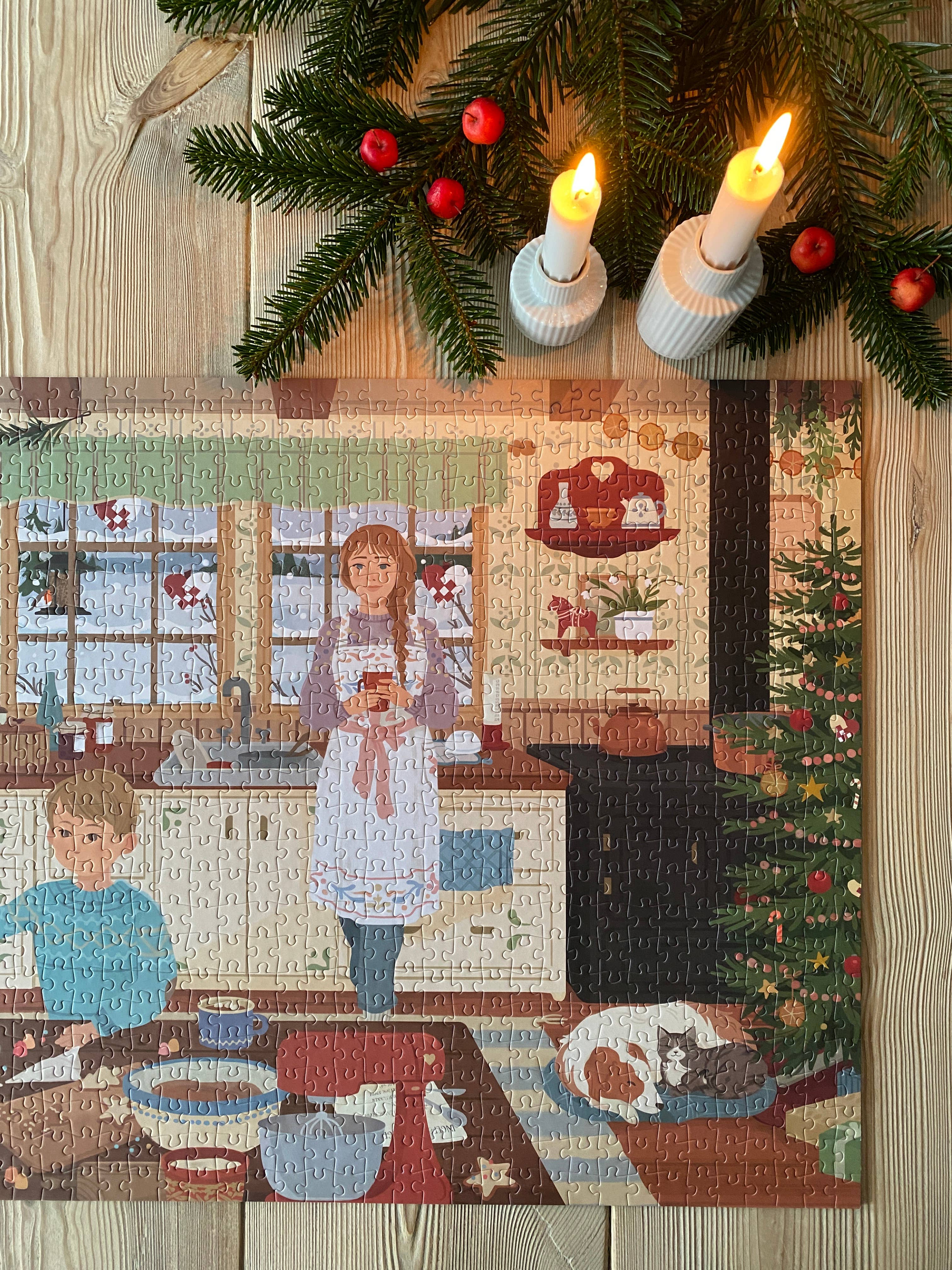 Penny Puzzle – wholesale Puzzle – Adult – HYGGE HOLIDAYS 1000 piece jigsaw puzzle from Penny Puzzle2