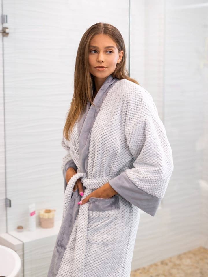 Keikico - Vente Peignoir – femme - Peignoir de spa long de luxe2