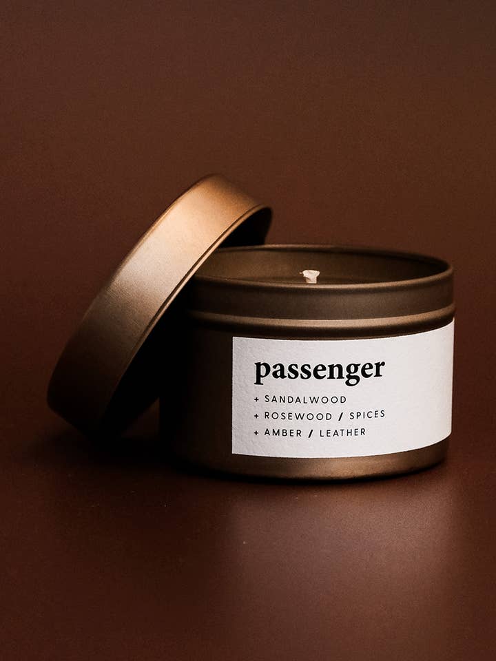 Passenger - 90g Rose Gold Nook Tin for wholesale by Keynvor Candle Co