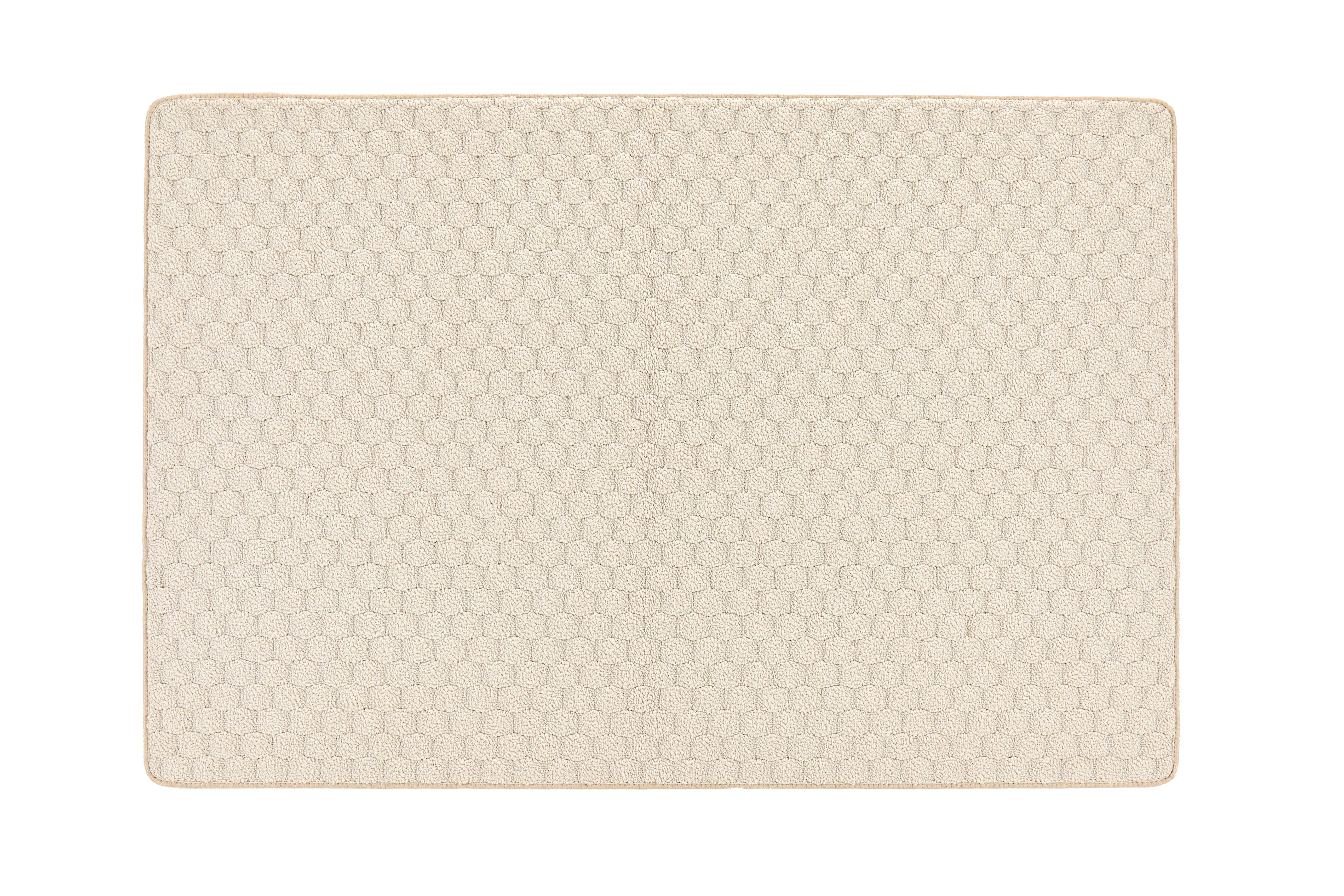 Phoenox Textiles – wholesale Floor mat – My Mat Sculptured Washable Honeycomb Ivory3