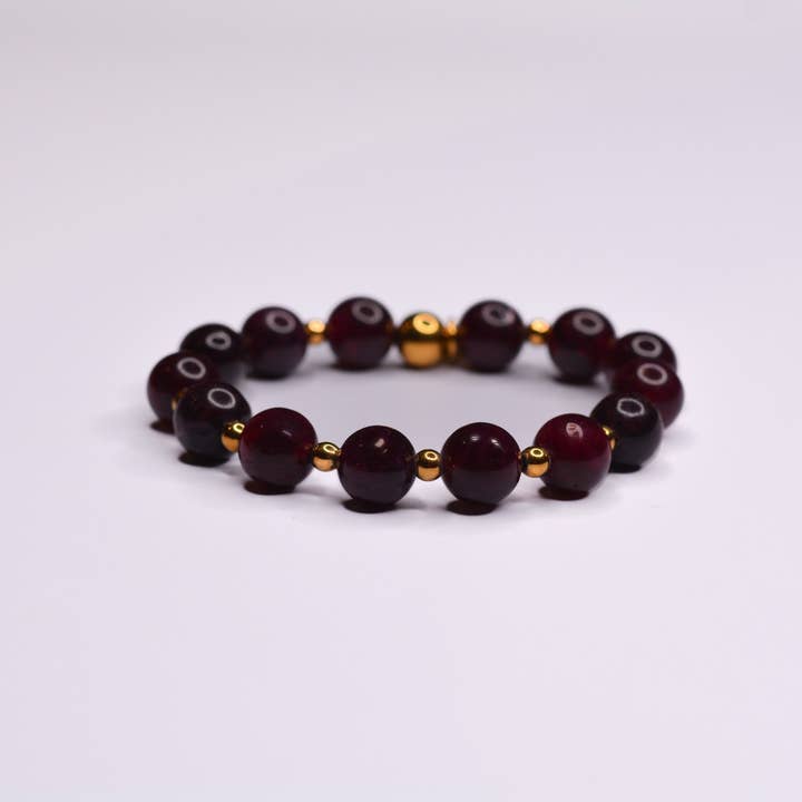 Lori Armband - Granaat - 10mm voor wholesale door BODHI OM ART