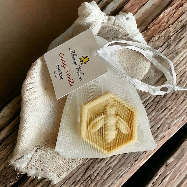 Allotrope Wellness, Inc. - Wholesale Bar Soap - Orange Vanilla Mini Soap3