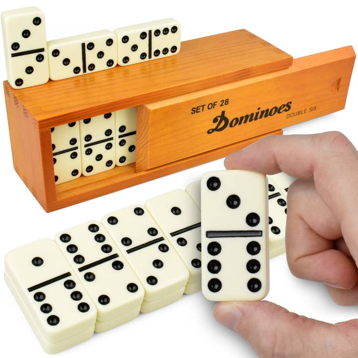 Jumbo Dominoes Set for Adults – Jumbo Dominoes Double 6 for wholesale by Queensell