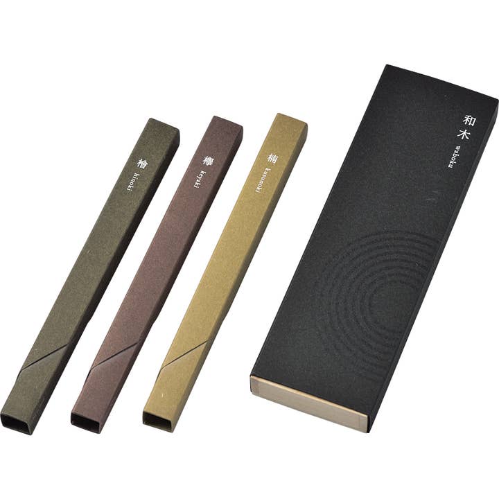 "Japacolle" Japan Collections - Wholesale Incense - "Wagi" Japanese Trees 3 assort box