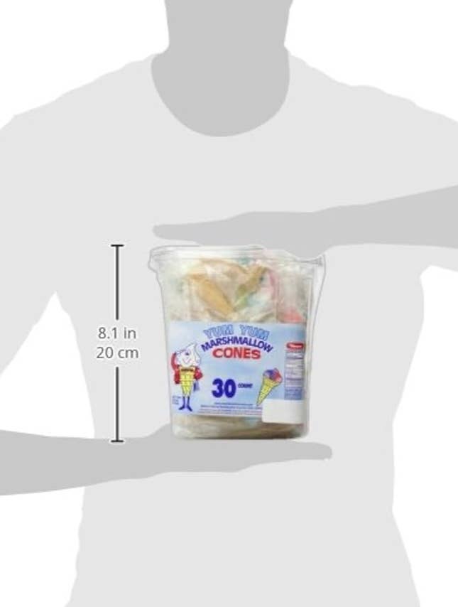 O'Shea's Candies Sweet Shop - Wholesale Marshmallow - Canister Old Fashioned 1936 Marshmallow Ice Cream Cones🍦1PK1